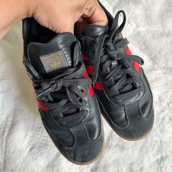 Adidas Samba OG Carbon Scarlett Men’s Size 8.5 - Picture 14 of 16